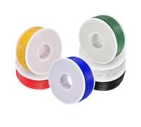 UL1007 Hook-up Wire 6 Colors Mix Kit 16-30AWG Tinned Copper PVC Insulated 5M(30AWG 6x20M)