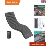 UL80 Camping Sleeping Pad - Ergonomic Design, Easy Inflation, Heavy-Duty Nylon