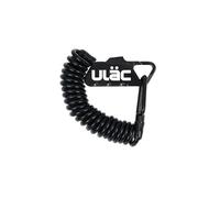 ULAC Piccadilly LTD Multipurpose Carabiner Cable Combo Lock for Helmet, Motorcycle, e-Scooter, Bicycle, Gym Locker, Baby Strollers, Suitcases, Luggage, Gate, Fence(Jet Black)