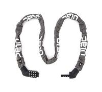 ULAC Street Fighter Neo Chain Lock Combo, Resettable 4-Digit Combination Anti-Theft Bicycle Lock (Grey)