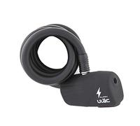 ULAC The BEE 110dB Alarm Cable Lock, 12mm x 120cm (0.5in x 47in) Braided Steel Cable for Bike, Bicycle, Motorcycle,Scooter