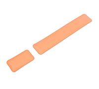 ulafbwur 1 Set Mouse Wrist Rest Pain Relief Desktop Mouse Keyboard Wrist Pad Cushion Durable Grey & Orange