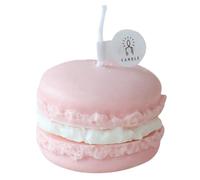 ulafbwur Candle Decorative Scented Candle Nice-Looking Bright Color Macaron Shape Aromatherapy Candles Shooting Props Household Candle Scented