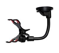 ulafbwur Car Mobile Phone Bracket Car Mobile Phone Holder Universal 360 Degree Rotation Dual Clip Car Windshield Mount Cell Phone Stand for Desktop Car Mobile Car Mobile Phone Clip