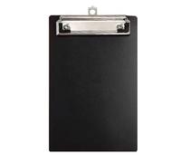 ulafbwur Clipboard, Plastic, A4, A5, A6, Black - Multifunctional Hard Stationery, File Folder Document Holder for Student, Clip Writing Pad Test Paper Clipboard