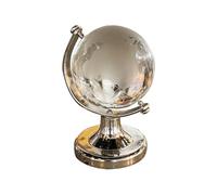 ulafbwur Crystal Earth Globe Round Earth Globe Delicate Practical Mini Artificial Crystal Sphere Ball for Office World Globe Globe Map