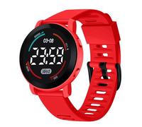 ulafbwur Digital Watch Electronic Watch Life Waterproof Button Operation LED Sports Digital Wrist Watch Birthday Gift for Student Electronic Wristwatch Digital Wrist Watch