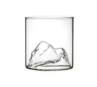 ulafbwur Drinking 200/300ml Whiskey Glasses Unique Exquisite Workmanship Mount Fuji Craft Premium Fashion Drinking Glass for Scotch Lovers Whiskey Glasses