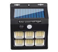 ulafbwur Easy Installation Solar Light Motion Sensor Wall Lamp Outdoor Powered Super Bright Waterproof Wireless Auto On/off 3 Modes C