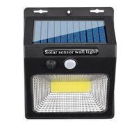 ulafbwur Easy Installation Solar Light Motion Sensor Wall Lamp Outdoor Powered Super Bright Waterproof Wireless Auto On/off 3 Modes A