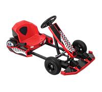 ulafbwur Electric Go Kart with Adjustable Seat, 36V Electric Ride-On Racing Go Kart, 16 MPH Drift Kart Car with 350W Motor, High/Low Speed Switch,Drifting System,Crazy Go Cart for Kids Ages 6+ Red