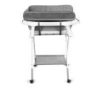 ulafbwur Elevated Dog Bathtub Washing Station, Collapsible Pet Bath Tub for Bathing and Grooming, Portable Pet Bathtub with Drainage Hole for Small Dogs Cats Pet, with 3 Gears Adjustment & 4 Casters