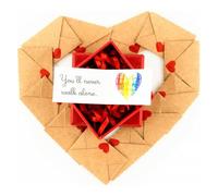 ulafbwur Empathetic Card Collection 200pcs/set Positive Empathy Greeting Cards Mother Day Mini Greeting Cards with Handmade Diy Kraft Paper Envelope B