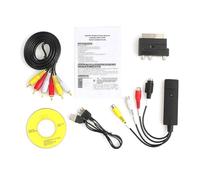 ulafbwur Flimikun USB 2.0 Video Audio VHS to DVD HDD Converter Capture Card Scart RCA Adapter