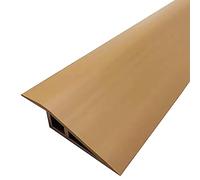 ulafbwur Floor Edge Reducer Overlap Threshold Reducer Floor Transition Strip Peel and Stick PVC Brown 10 mm