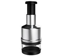 ulafbwur Food Chopper Grinding Simple Operation Practical Pamper Chef Food Chopper Silver