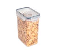 ulafbwur Food Storage Containers Clear Plastic Jars Airtight Moisture Proof Wide-mouth Organized Pantry 0.8l/1.4l/1.6l/2l/2.8l L
