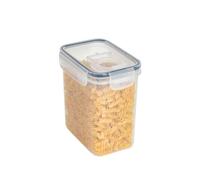 ulafbwur Food Storage Containers Clear Plastic Jars Airtight Moisture Proof Wide-mouth Organized Pantry 0.8l/1.4l/1.6l/2l/2.8l M