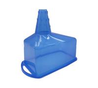 ulafbwur Fuel Funnel Oil Funnel Efficient Adding Oil Compact Small Size Blue Car Funnel for Motor Rectangular Plastic Fuel Funnel