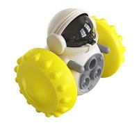 ulafbwur Interactive Dog Toys Interactive Dog Toy Robot Shapes Food Dispensing Slow Feeder Self-Moving No Power Needed Pet Enrichment Toy Dog Toys Funny