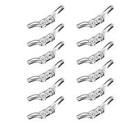 ulafbwur Long Blinds Curtain Cords Tidy 12pcs Transparent Cord Cleats for Keep Window Coverings with Stable Positioning Hooks Durable Locks Compatible Clear 12pcs