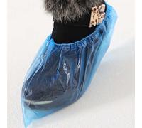 ulafbwur Plastic Boot Covers 200Pcs Elastic Beam Mouth Disposable Waterproof Shoe Covers Widely Applied Shoe Dust Covers for Rainy Boot Covers Unisex Overshoes