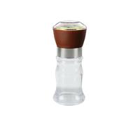 ulafbwur Plastic Portable Manual Hand Twist Pepper Mill Spice Salt Grinder Kitchen Grinding Tool