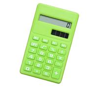 Ulafbwur Portable Calculator 8 Digits Reliable ABS Pocket Size Handheld Standard Function Calculator Green