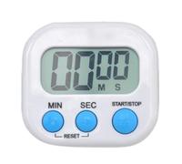 ulafbwur Power-saving Kitchen Timer Sure Here's A Product Title for Described Magnetic Lcd Digital Countdown Stopwatch Portable with Stand Cooking Baking White