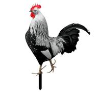 ulafbwur Rooster Ornament Rooster Decor Realistic Life-Like Ornamental Double-Sided Printing Acrylic Garden Statue Chicken for Yard Rooster Decoration Chicken Decor