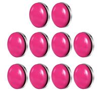ulafbwur Shower Curtain Weights 10pcs Magnetic Waterproof Compact Size Strong Magnets for Curtains Drapery Tablecloths Rose Red
