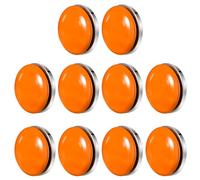 ulafbwur Shower Curtain Weights 10pcs Magnetic Waterproof Compact Size Strong Magnets for Curtains Drapery Tablecloths Orange