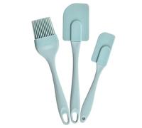 Ulafbwur Silicone Spatula Kit 3Pcs/Set - Non-stick, Portable, DIY Cream Scraper - 10 in Rectangular & Oval - For Kitchen Mixing & Scraping