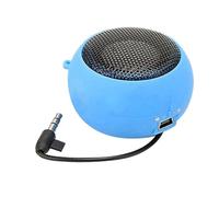 ulafbwur Sound Box Hi-Fi Sound Super Bass Lightweight Mini Portable Hamburger Speaker Compatible with Camping Blue