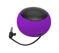 ulafbwur Sound Box Hi-Fi Sound Super Bass Lightweight Mini Portable Hamburger Speaker Compatible with Camping Purple