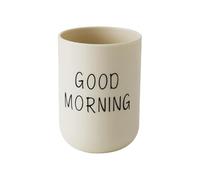 ulafbwur Toothbrush Mug Multipurpose Good Morning Couple Toothbrush Holder Delicate Khaki