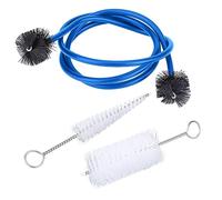 ulafbwur Trumpet Valve Casing Brush 1 Set Practical Fine Workmanship Snake Brush Mouthpiece Brush Cornet Cleaning Kit White