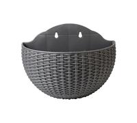 ulafbwur Wall Planter Stable Easy to Use Plastic Convenient Flower Pot Compatible with Daily Life Silver Gray