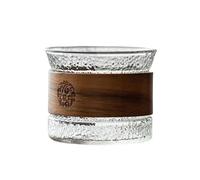 ulafbwur Water Bottle 130ml Tea Cup Large Capacity Japanese Style Transparent Glass Teacup Drinking Mug Daily Use Drinking Mug Tea Cup