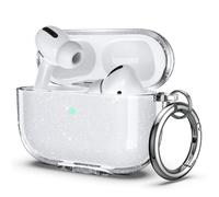 ULAK Compatible with Airpods Pro Case Designed Clear Glitter Soft TPU