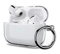 ULAK for Airpods Pro 2nd/1st Generation Case, Protective AirPod Pro Cover Soft TPU Transparent Shockproof Case Accessories with Keychain for Airpods Pro 2/1 - Crystal Clear