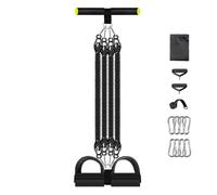 ULAKLU Multifunction Tension Rope Set,Upgraded Smart Stirrup Puller-Pedal Puller Tensioner Workout Bands Resistance with Abdomen/Waist/Leg/HIPS/Chest/Back (4 Ropes)