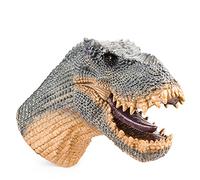 Ulalaza 1 Piece Dinosaur Head Gloves Dino Cosplay Paw Foot Covers Costume Accessories Velociraptor Pretend Party Supplies