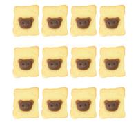 Ulalaza 100pcs Resin Mini Food Ornament Cake Handicrafts Accessories Slime Charms Mixed Set DIY Miniature Scene Layout Micro Home Decoration