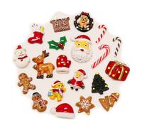 Ulalaza 100pcs Resin Mini Ornament Bread Handicrafts Accessories Slime Charms Mixed Set DIY Miniature Scene Layout Micro Home Decoration