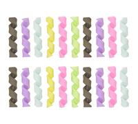 Ulalaza 100pcs Resin Mini Ornament Chocolate Bread Slime Charms Mixed Set Handicrafts Accessories DIY Miniature Scene Layout Micro Home Decoration