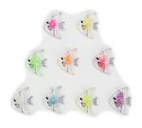 Ulalaza 30pcs Resin Mini Marine Organism Slime Charms Mixed Set Handicrafts Accessories DIY Miniature Scene Layout Micro Home Decoration