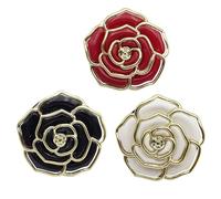 Ulalaza 3pcs Fashion Purse Foldable Hook Anti-Slip Portable Folding Handbag Table Hangers Holder Bag Storage Decor Gift for Women Girls