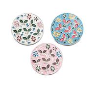 Ulalaza 3Pcs Fashion Purse Foldable Hook Anti-Slip Portable Folding Handbag Table Hangers Holder Bag Storage Decor Gift for Women Girls