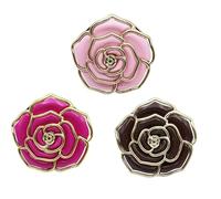 Ulalaza 3pcs Fashion Purse Foldable Hook Anti-Slip Portable Folding Handbag Table Hangers Holder Bag Storage Decor Gift for Women Girls